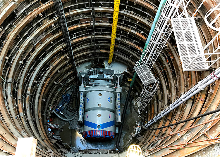Akkerman SL82P Microtunnel Tunnel Boring Machine MTBM ready to launch