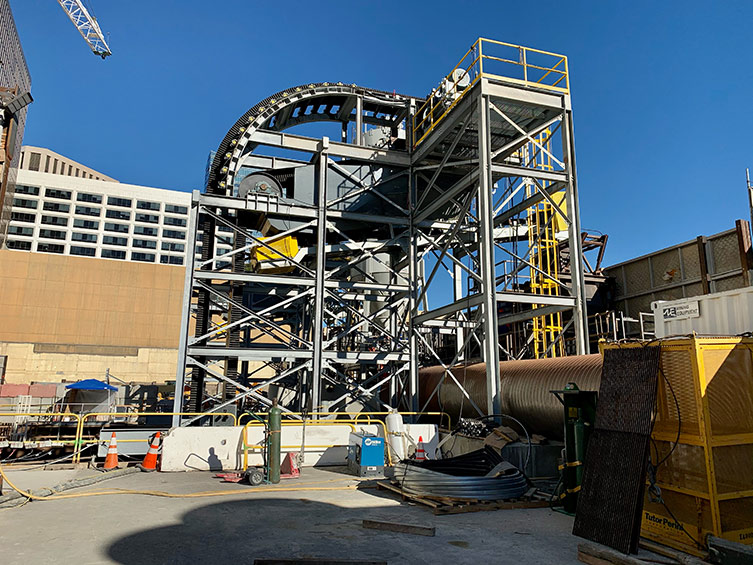 FKC-Lake Shore Vertical Conveyor system fully commissioned at purple line extension, section 2 tunnels in los angeles, california