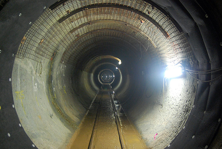 seymour capilano treated water tunnel excavation