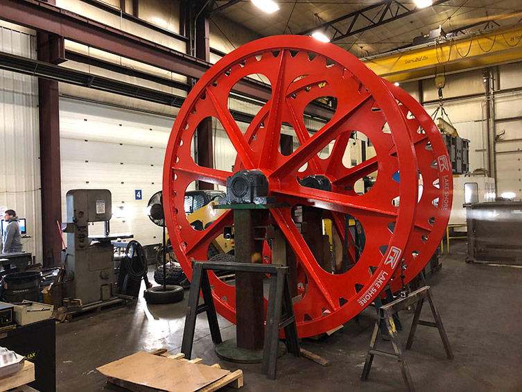 12 foot diameter mine head sheave