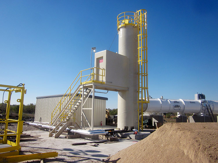 enclosed underground emergency egress capsule that passes through air lock