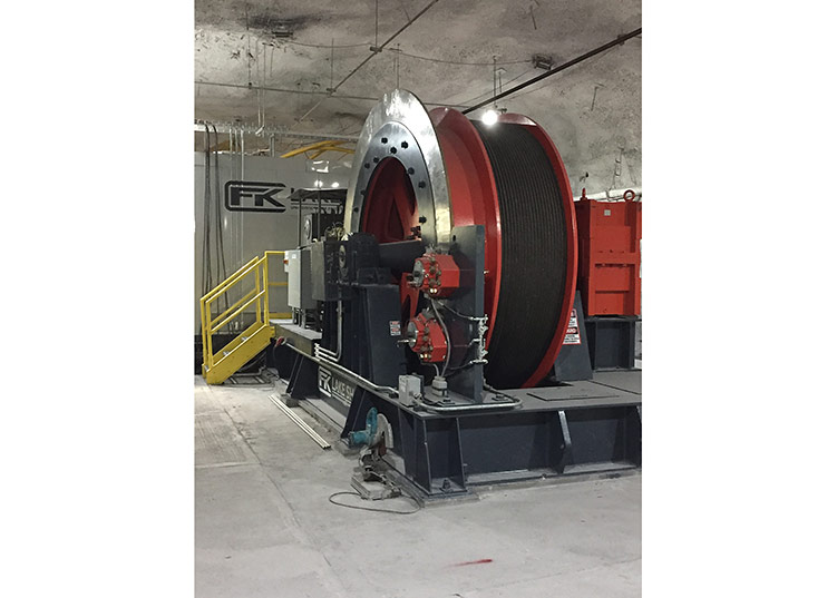 fresnillo silver mine underground unitized service hoist and controls