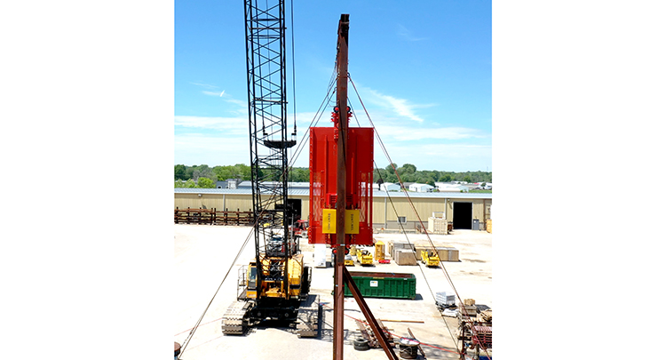 Sentinel Safety Catch drop test setup