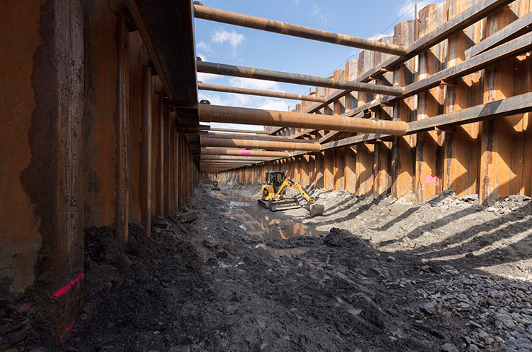 underground mine slope construction