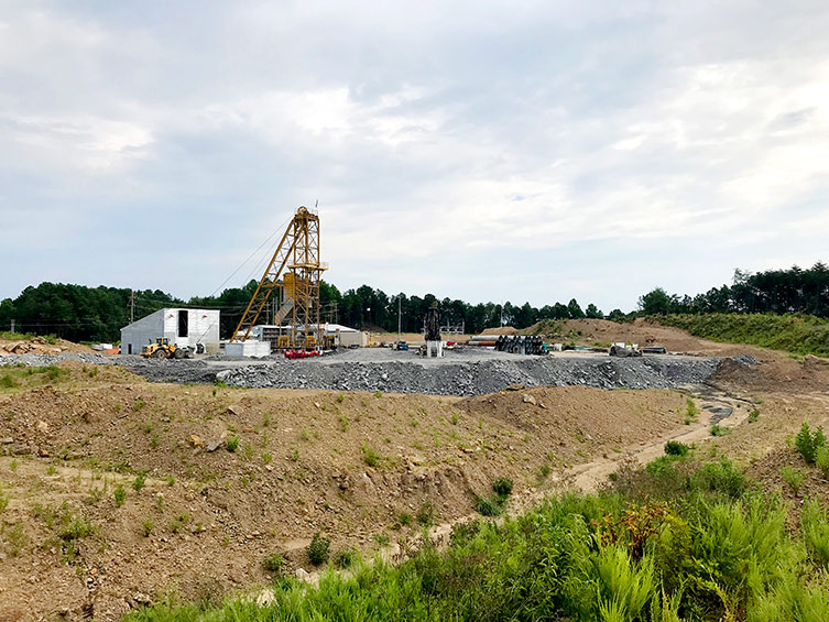 conventional shaft sinking at warrior met coal shaft 4-17