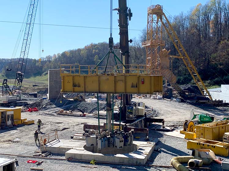 century mining allegheny met longview mine raise bore vent shaft